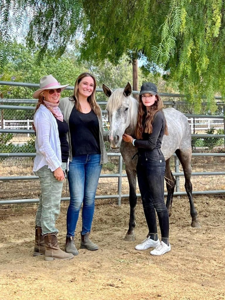 From left, Kimerlee Curyl, Ashley Avis, "Whisper of the Wild", Mackenize Foy